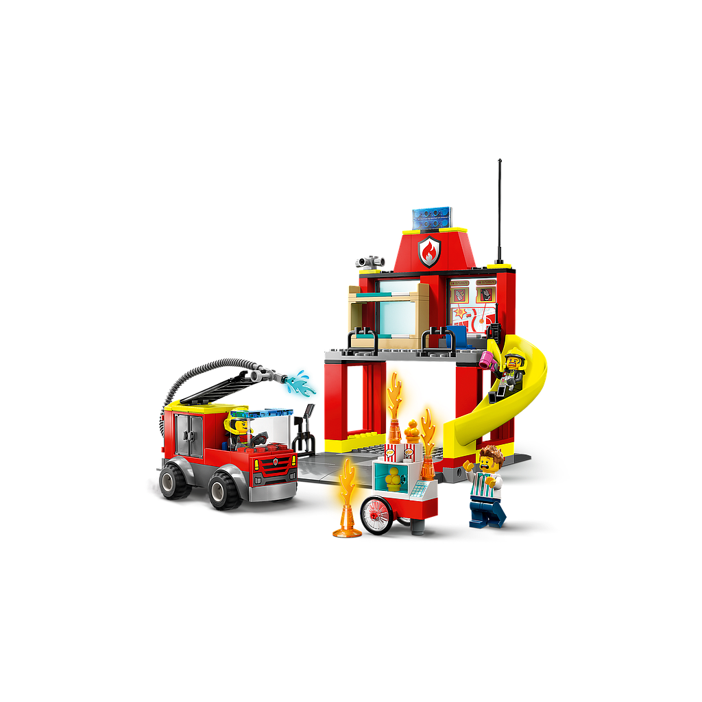 lego_city_tuletõrjedepoo_ja_tuletõrjeauto_60375L_2