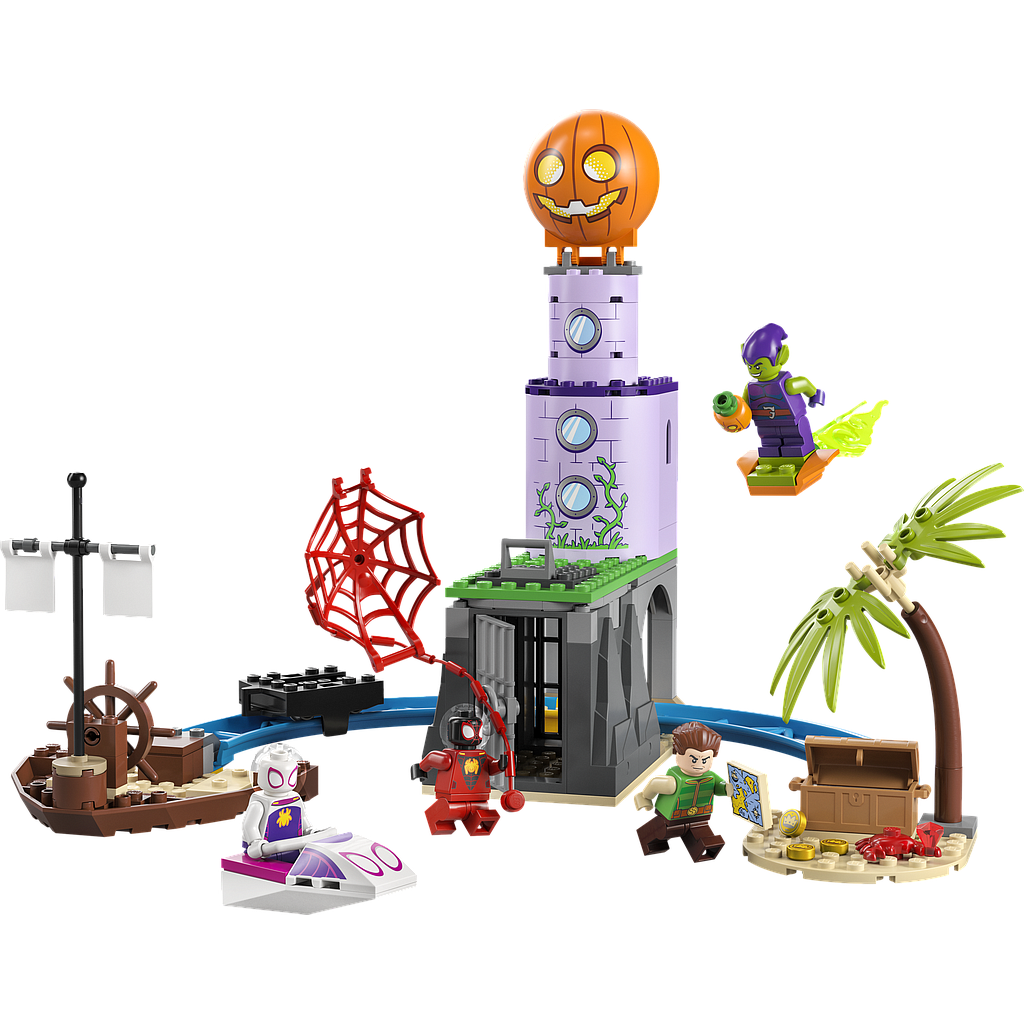 lego_team_spidey_at_green_goblin's_lighthouse_10790L_1