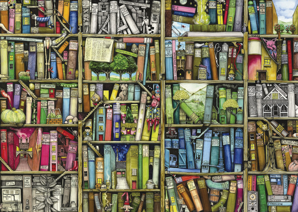 ravensburger_pusle_1000_tk_kummaline_raamatupood_12000299V_1