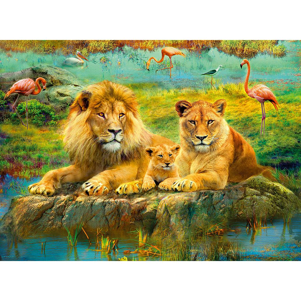 ravensburger_pusle_500_tk_savannilõvid_12000220V_1