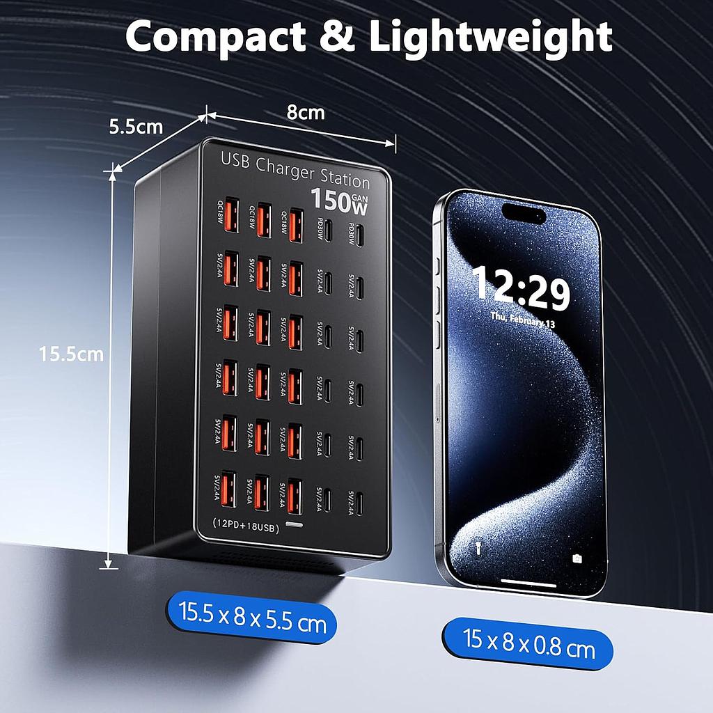 usb_laadimisjaam_150w_30_porti_usb-c_ja_usb-a_B0FLCH1WYC_3