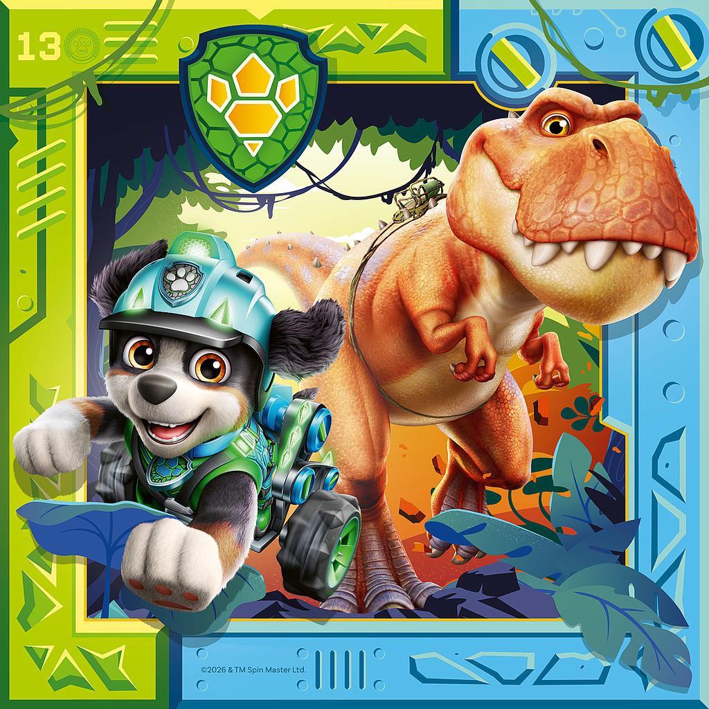 ravensburger_pusle_3x49_tk:_käpapatrulli_film_dinosaurustega_12004368V_1
