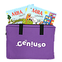 Geniuso MIIA rääkivad raamatud "Talus", "Linnas" ja kandekott