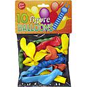 Bini Figure Balloons, 10 Pieces