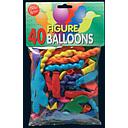 Bini Figure Balloons, 40 Pieces