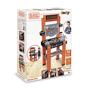 Smoby B&amp;D Bricolo One Workbench 79 Pc