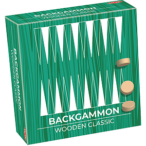 Tactic Wooden Classic Backgammon