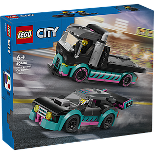 LEGO City Race Car and Car Carrier Truck