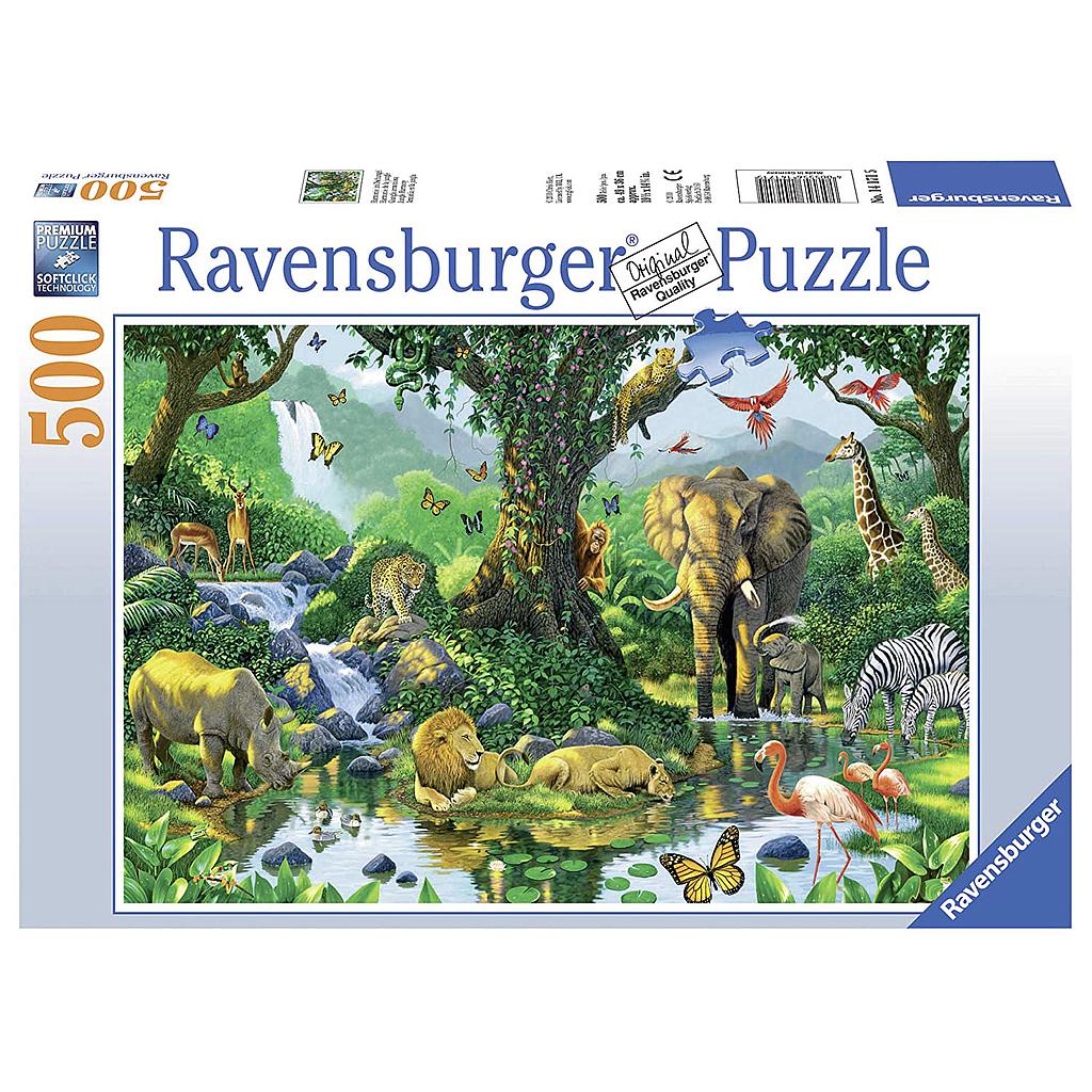 Ravensburger puzzle 500 pc Jungle harmony