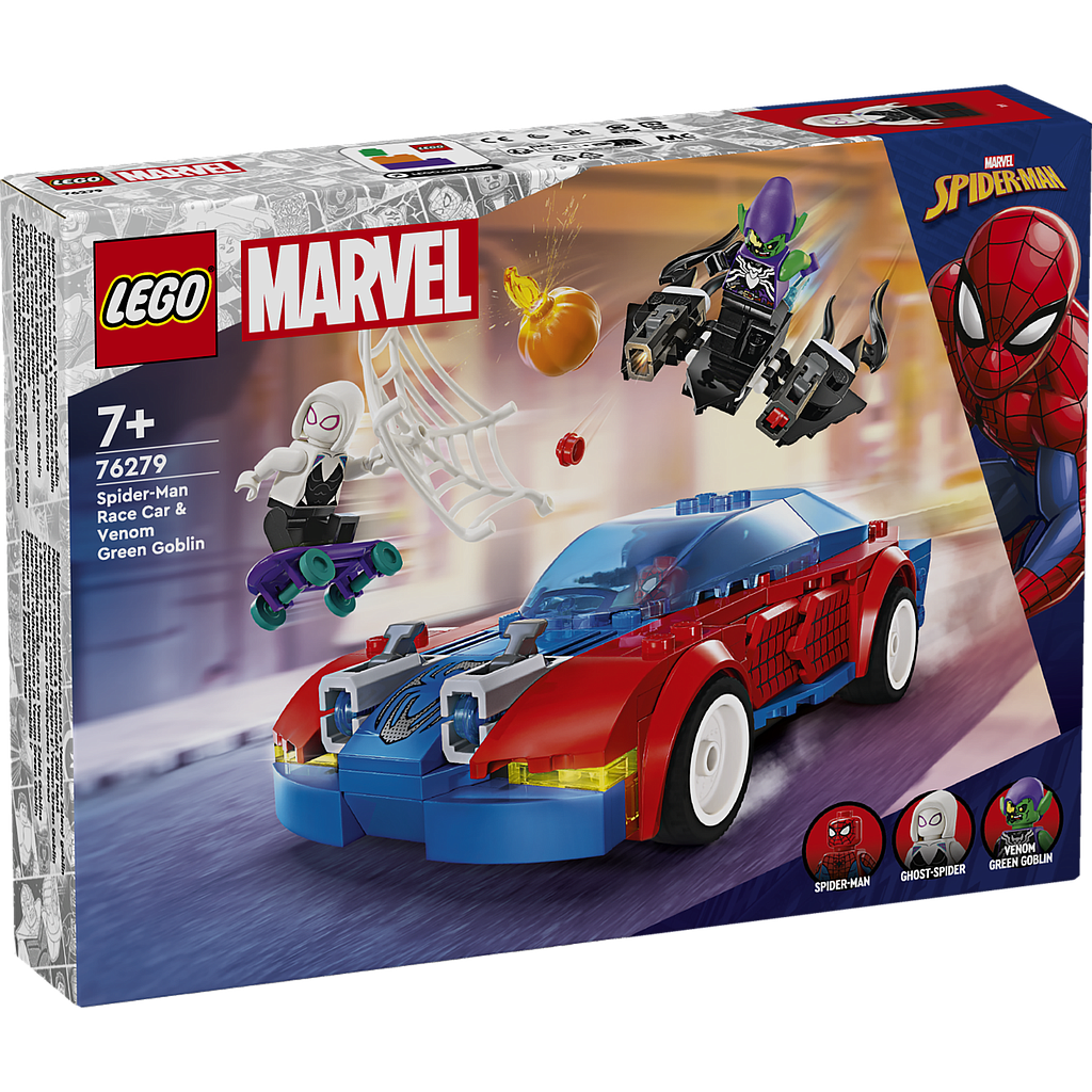 LEGO Super Heroes Spider-Man Race Car & Venom Green Goblin