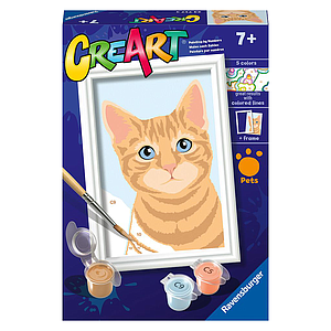 Ravensburger Paint by Numbers Orange Tabby