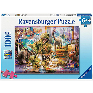 Ravensburger Puzzle 100 pc Dinosaurs in Kids room