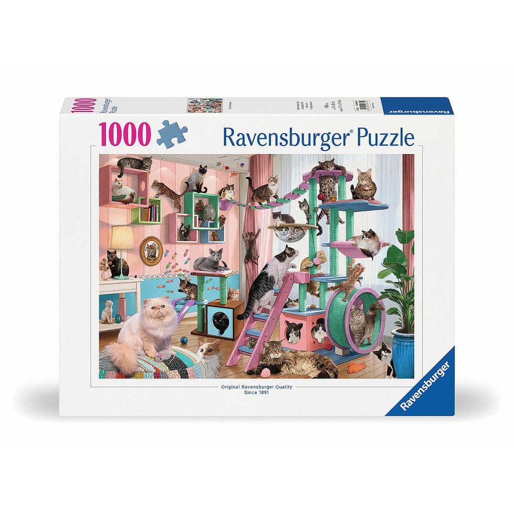 Ravensburger Puzzle 1000 pc Cat Room Paradise