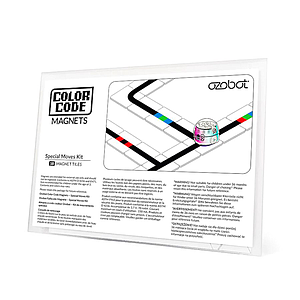 Ozobot Color Code Magnets Special Moves Kit 18 Tiles