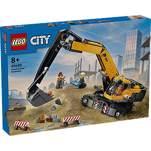 LEGO City Yellow Construction Excavator