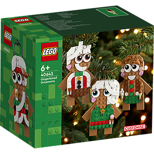 LEGO Gingerbread Ornaments