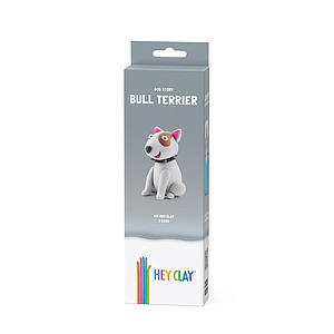 HEY CLAY Modeling Clay Bull Terrier 3 pc
