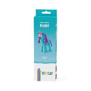 HEY CLAY Modeling Clay Unicorn Rainy 3 pc