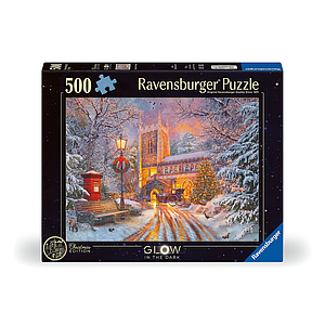 Ravensburger Glow-In-The-Dark Puzzle 500 pc Magical Christmas 
