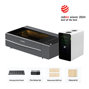 xTool P2S 55W Desktop CO2 Laser Cutter Education Kit