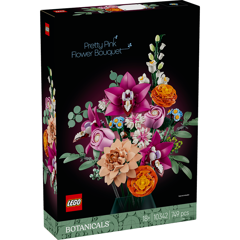 LEGO Botanicals Pretty Pink Flower Bouquet