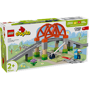 LEGO DUPLO Train Bridge and Tracks Expansion Set