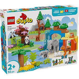 LEGO DUPLO 3in1 Wild Animal Families
