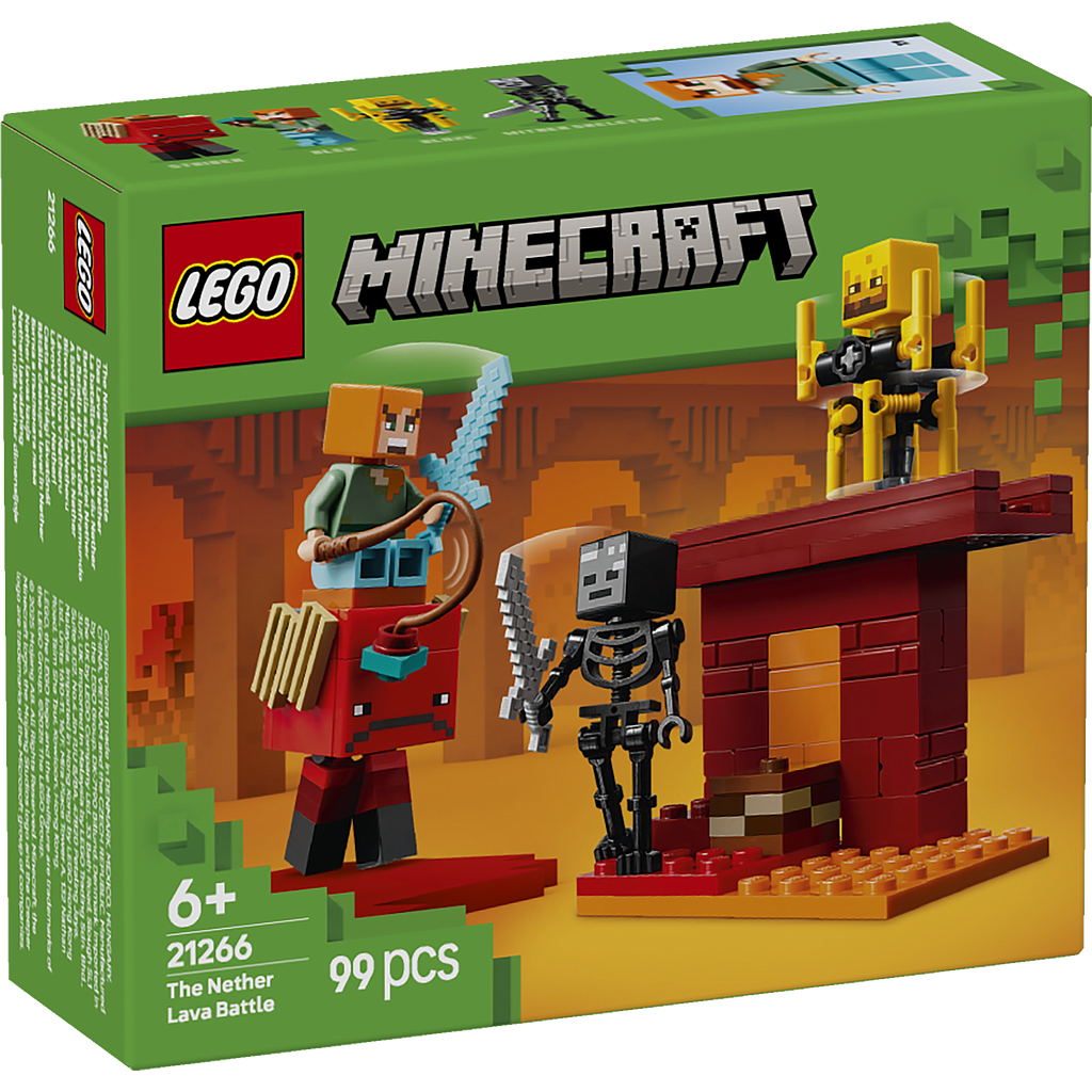 LEGO Minecraft The Nether Lava Battle