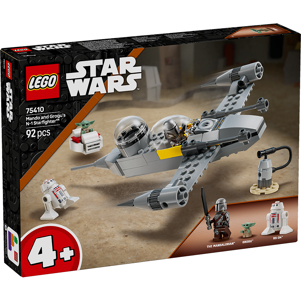 LEGO Star Wars Mando and Grogu's N-1 Starfighter