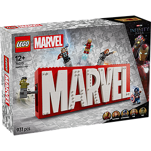 LEGO Super Heroes Marvel logo ja minifiguurid