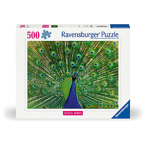Ravensburger Puzzle 500 pc Peacock