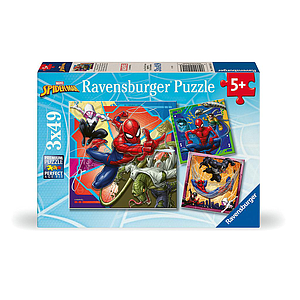 Ravensburger Puzzle 3x49 Pieces: Spider-Man