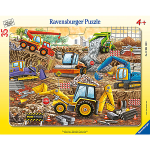 Ravensburger Frame Puzzle 35 Pieces: Everyone is working