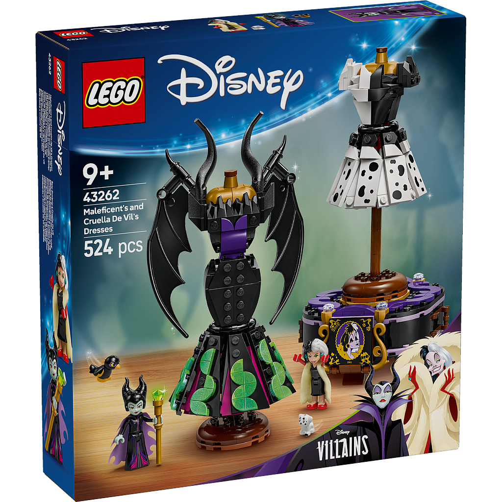 LEGO Disney Maleficent's and Cruella De Vil's Dresses
