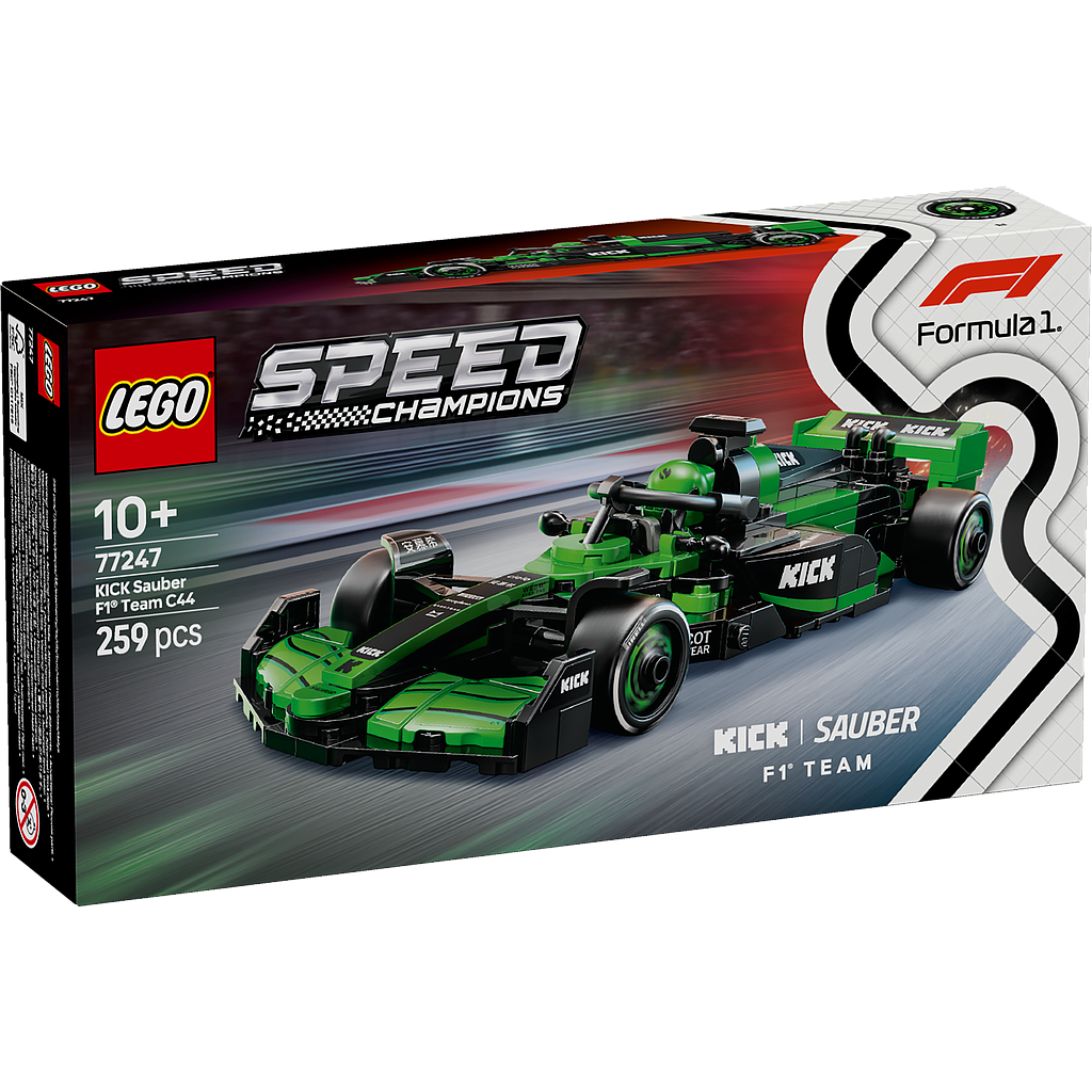 LEGO Speed Champions KICK Sauber F1 Team C44 Race Car