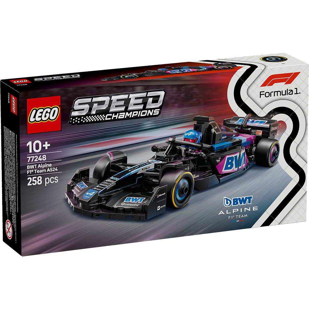 LEGO Speed Champions BWT Alpine F1 Team A524 Race Car