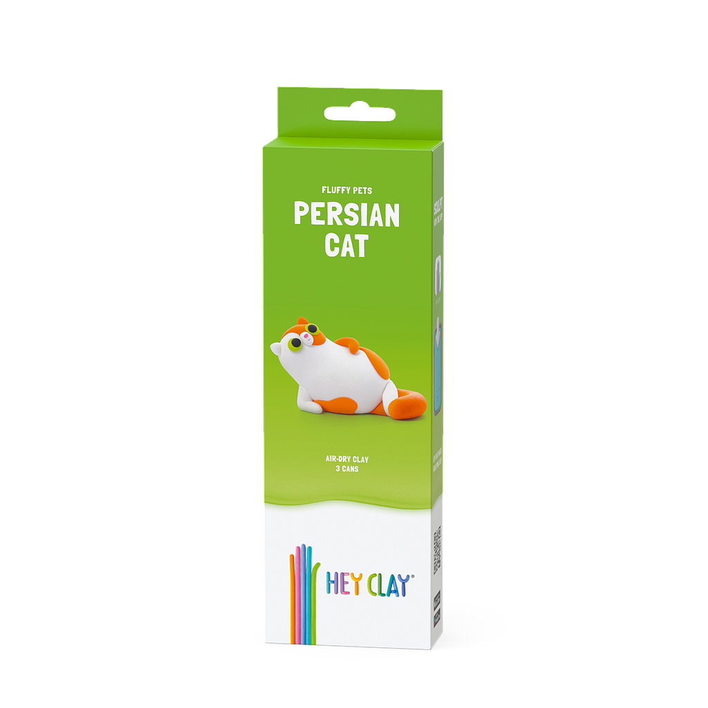 HEY CLAY Modeling Clay 3 pcs: Persian Cat