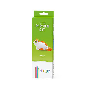 HEY CLAY Modeling Clay 3 pcs: Persian Cat