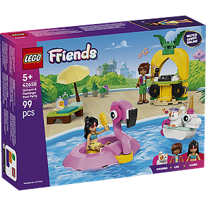 LEGO Friends Unicorn &amp; Flamingo Pool Party