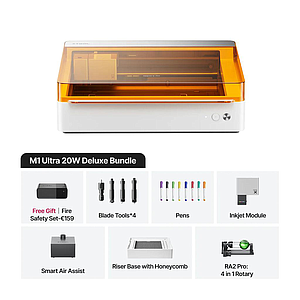xTool M1 Ultra 20W Craft Machine Deluxe Bundle