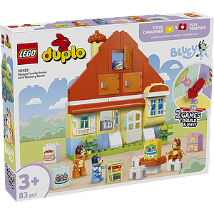 LEGO DUPLO Bluey's Family House with Memory Game