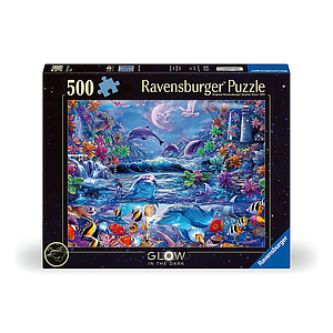 Ravensburger Glow In The Dark Puzzle 500 Pieces: Moonlit Magic