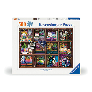 Ravensburger Puzzle 500 Pieces: Cubby Cats and Succulents
