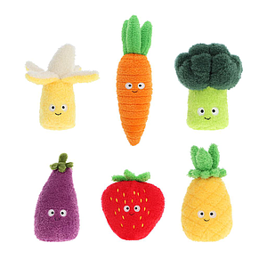 Keel Toys Keeleco Fruits And Vegetables 12 cm - 6 different
