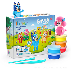 HEY CLAY Modeling Clay 15 Pieces: Bluey &amp; Friends