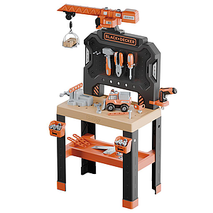 Smoby B&amp;D Bricolo Builder Workbench  87 Pieces