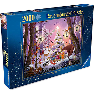 Ravensburger Puzzle 2000 Pieces: Christmas In The Forest