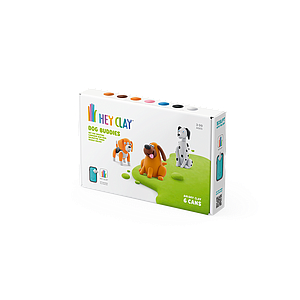 HEY CLAY Modeling Clay 6 Pieces: Dog Buddies 2
