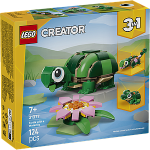 LEGO Creator Turtle with a Water Lily Flower