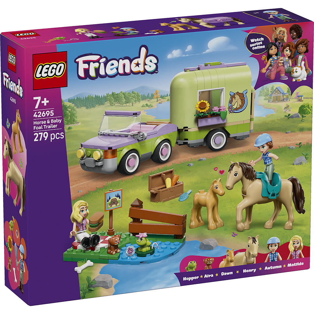 LEGO Friends Horse & Baby Foal Trailer